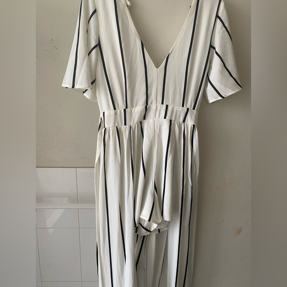 Pinstripes shorts and dress
